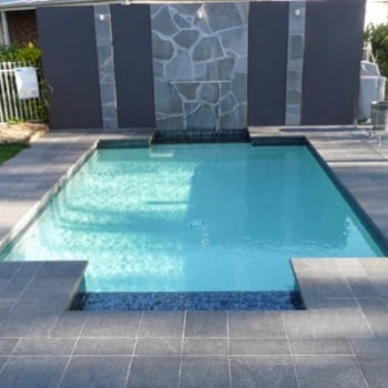 Butterfly Black Basalt Pool Surround - HDG Building Materials