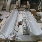 Radius Cut into Limestone