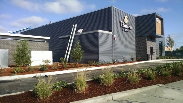 Tru-Grain made with Resysta Cladding on Panera Bread - HDG Building Materials