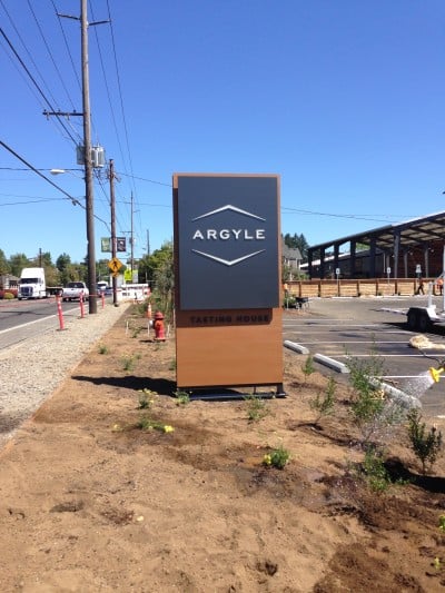 Argyle Tasting House Sign 2 - Resysta Tru Grain - HDG Building Materials