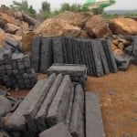 Black Basalt Slabs with Hand Applied Finish - HDG Building Materials