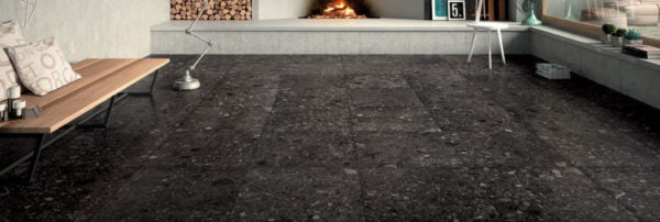 HDG Pietra Sierra Smoke Stone Finish Porcelain Paver - HDG Building Materials