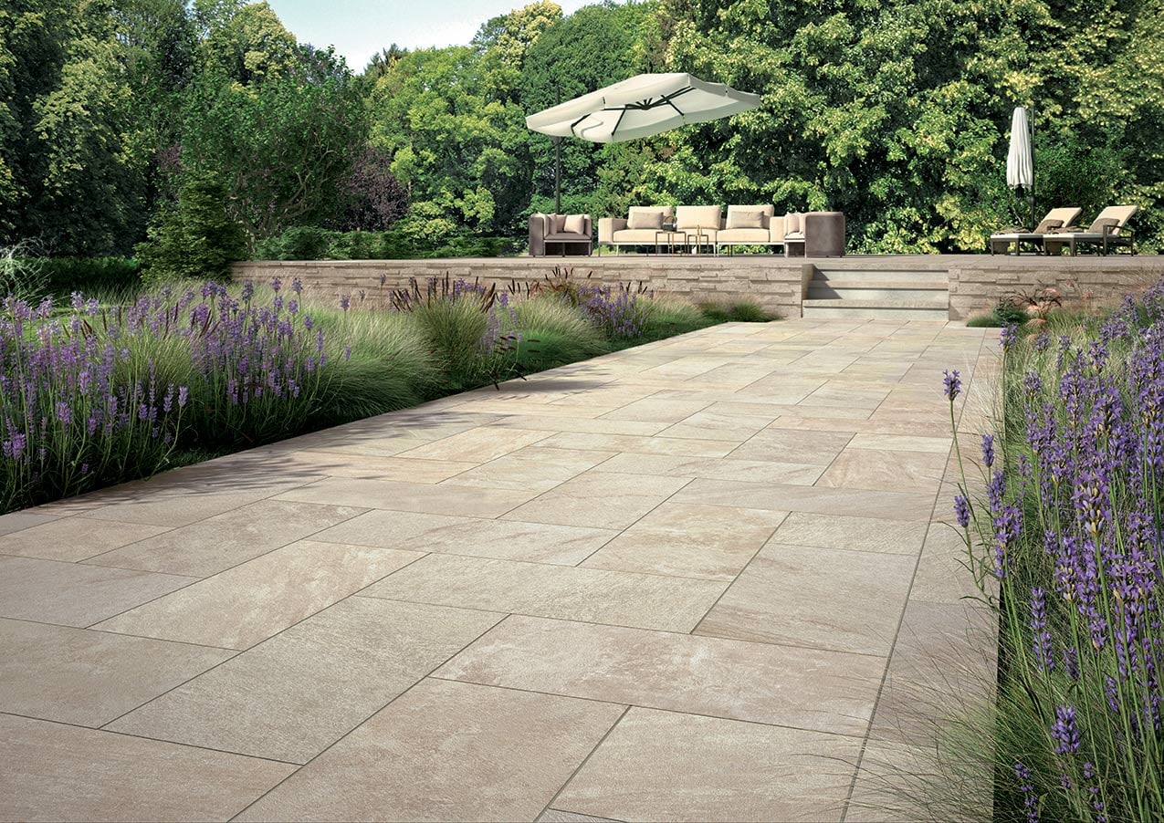 HDG Sierra Tan - Mountain Outdoor Porcelain Tile - HDG Building Materials