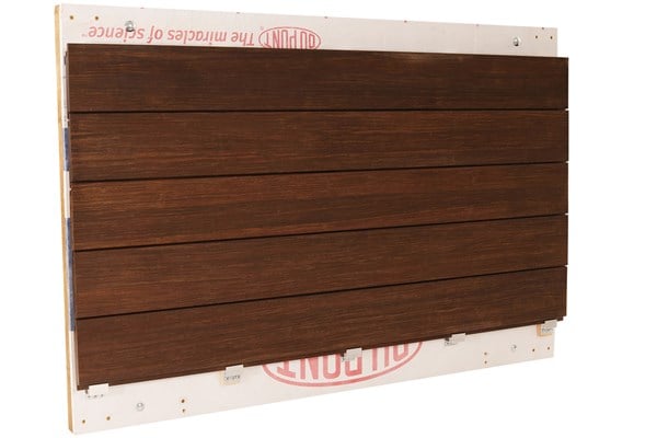 Dasso Bamboo Rainclad Siding Mounted on Panel Using Clips - HDG Building Materials