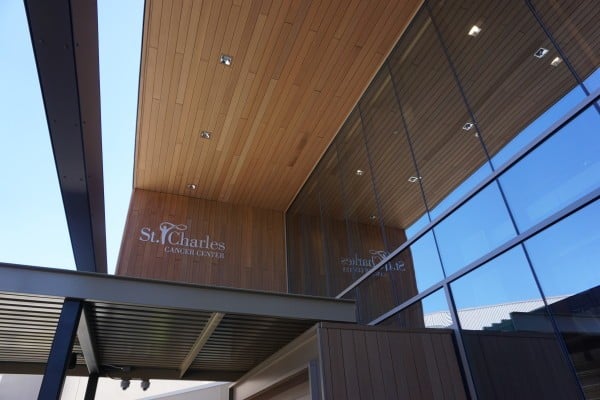 St. Charles Cancer Center - Resysta Cladding Siding and Decking - HDG Building Materials