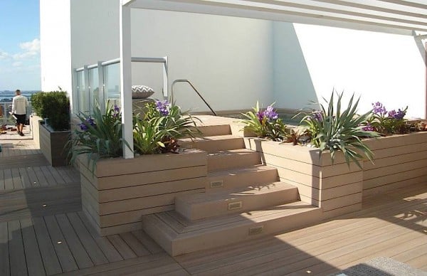 Resysta TruGrain - Pool Hot Tub Surround - W Hotel Miami - HDG Building Materials