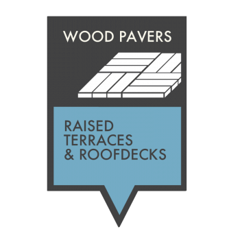 Wood Pavers for Raised Terraces and Roofdecks - HDG Building Materials