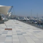 BC Series Buzon Pedestals with Stone Tile - Marina Application 1 - HDG Building Materials