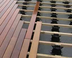 Buzon Pedestals with Wood Decking 1 - HDG Building Materials