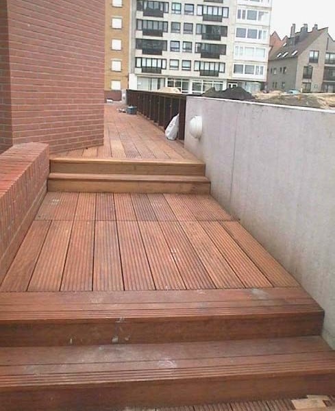 Buzon Pedestals with Wood Decking 4 - HDG Building Materials