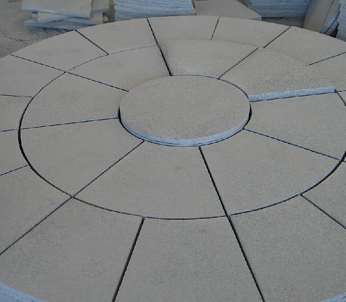 Sesame White Granite Architectural Stone - HDG Building Materials