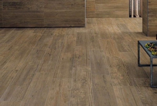Vintage Chestnut Porcelain Pavers Flooring and Wall Application