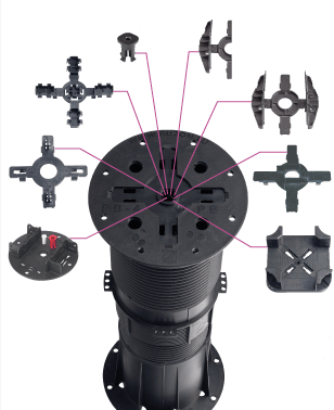PB Series options - Buzon Pedestals - HDG Building Materials