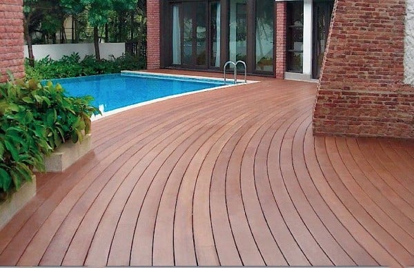 Resysta Tru Grain Decking Flooring Pool Surround - HDG Building Material