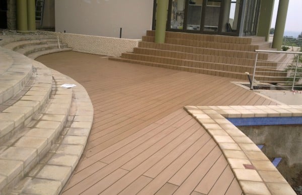 Resysta Rice Hull Composite Pool Surround Decking - HDG Building Materials
