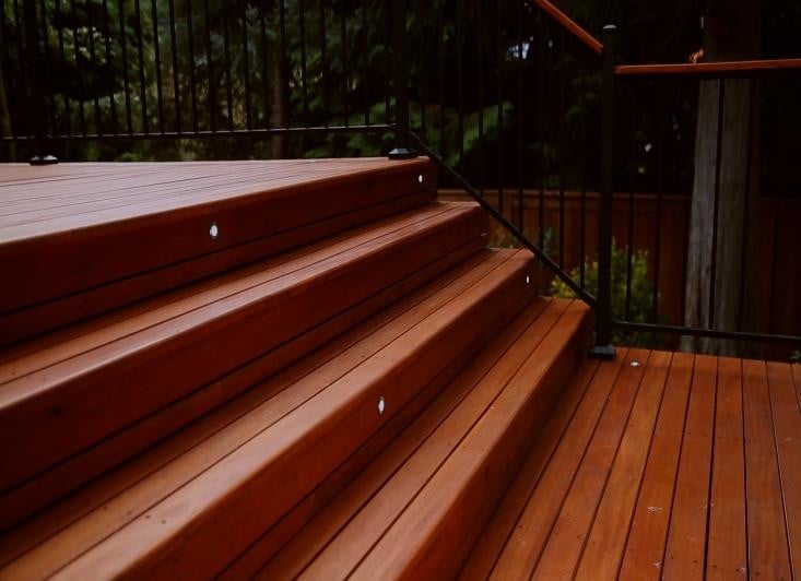 True-Genuine-Mahogany-Stairs-Decking-Application-HDG Building Materials