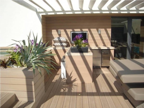 W Hotel Miami - Resysta Tru-Grain Rooftop Decking - HDG Building Materials