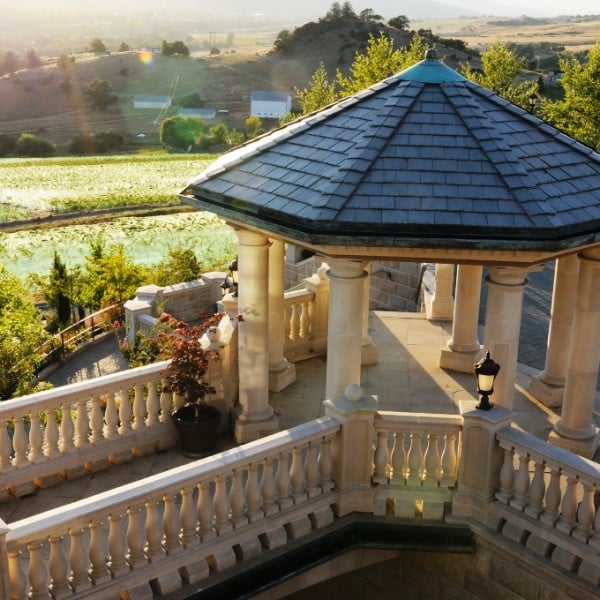 Belle Fiore Winery Columns Top - HDG Building Materials