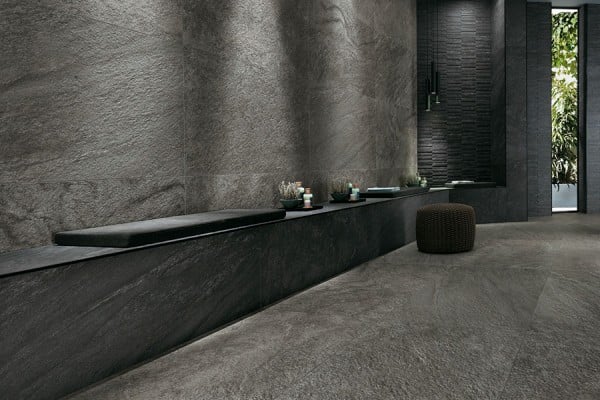 HDG Coke Porcelain Tile For Wall Application Adjacent Earth Color Floor