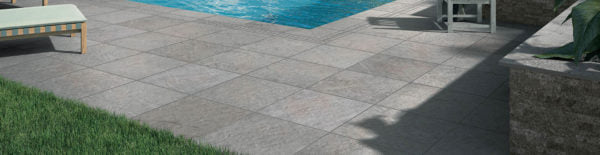 HDG Sierra Grey Pietra Quarzite Finish Porcelain Tile - HDG Building Materials