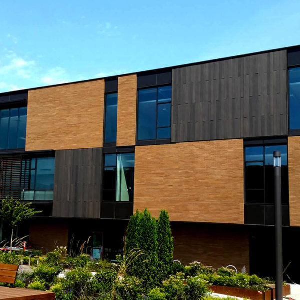 Resysta Cladding in contrasting colors and finishes - Portland OR
