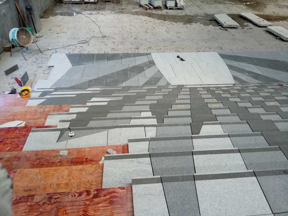 Photo reports of stone projects throughout fabrication - Xiamen in China