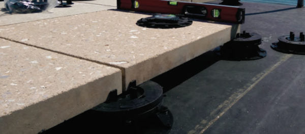 Buzon Pedestals with Structural Concrete Pavers