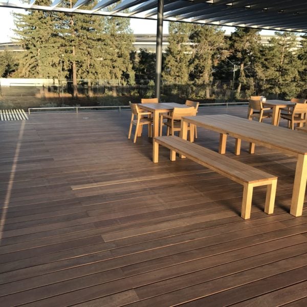 Buzon Pedestals and Board Decking in Apple Park Visitor Center