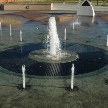 HDG Grating Panels - Fountain Application