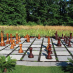 HDG Concrete Pavers for Outdoor Game Board