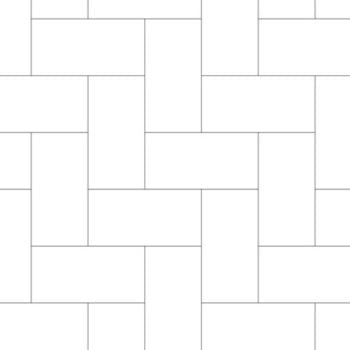 Paver Layout with Herringbone-Pattern 12x24