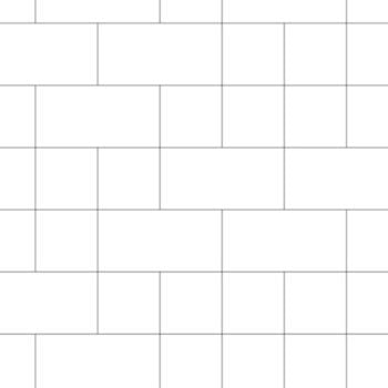 Paver Layout with Random-Runner-Pattern 12x12-12x24