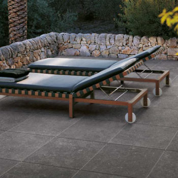 Kaia Black 60x60 cm Porcelain Paver Outdoor Terrace - HDG Building Materials