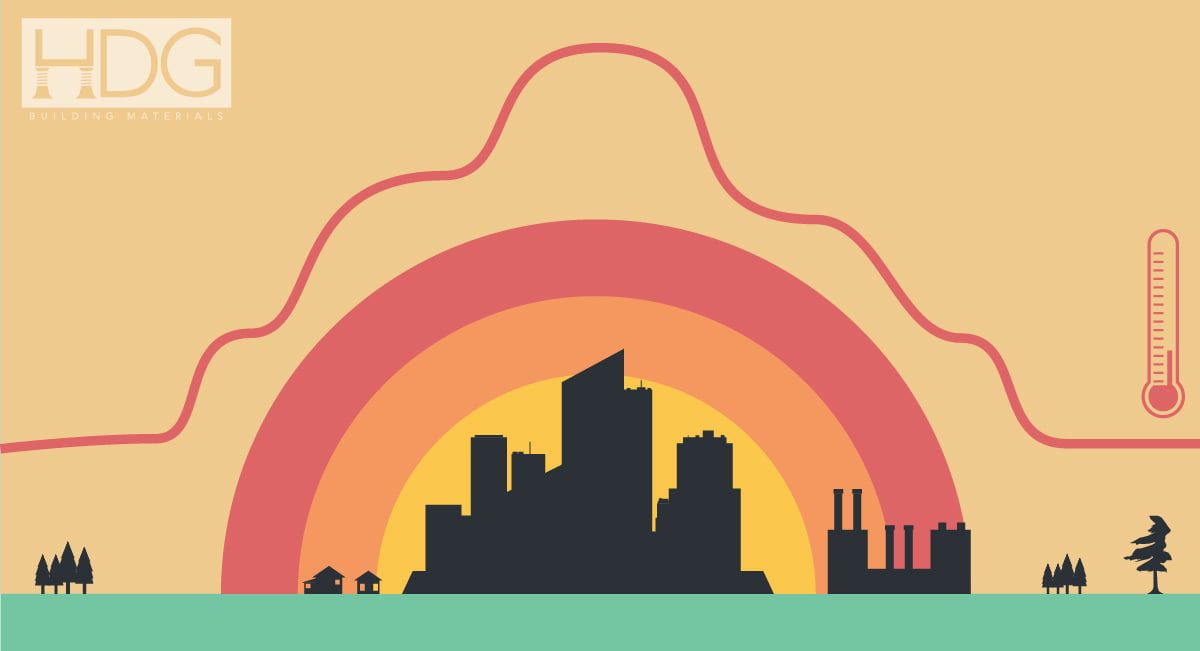 Solar Reflectance Index is related to Urban Heat Island Effect - HDG Building Materials