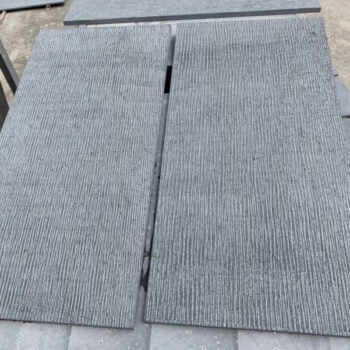 Poipu Black Basalt Coarse Adze Finish - HDG Building Materials