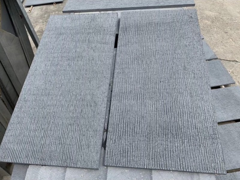 Poipu Black Basalt Coarse Adze Finish - HDG Building Materials
