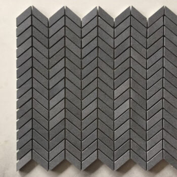 Poipu Black Basalt Herring-Bone or Chevron Pattern - HDG Building Materials