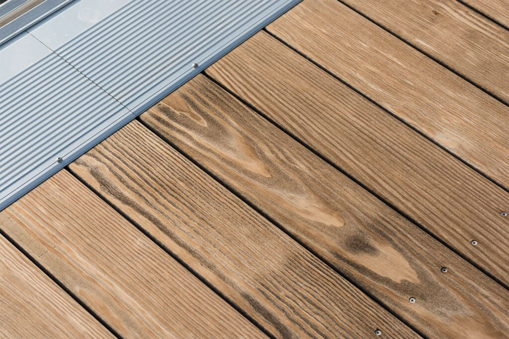 Kebony Decking Installation at Marina - HDG Building Materials