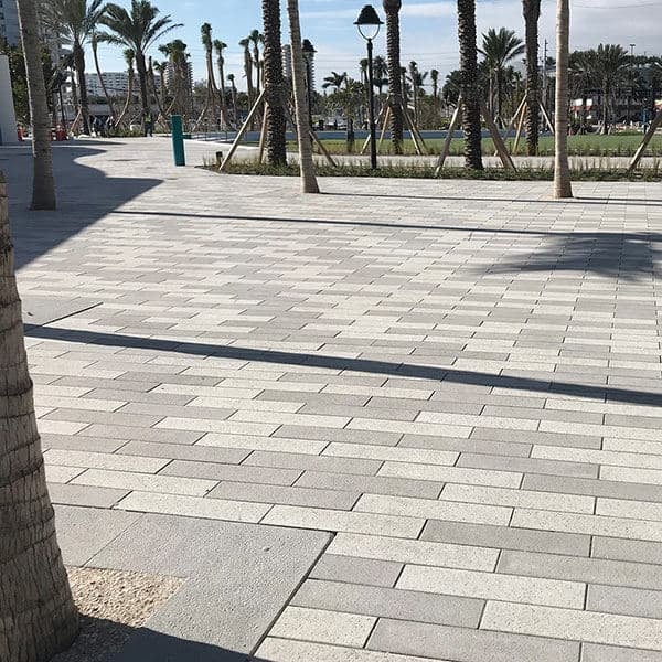 HDG Tech Fine Series Concrete Pavers in Municipal Park