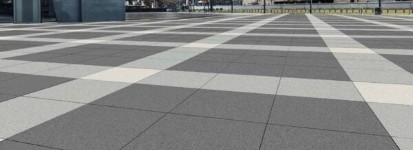Metro Light Grey Pedestrian Plaza in Urban Center Feature