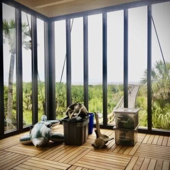 Marine Center Indoor Use of Black Locust Deck Tiles