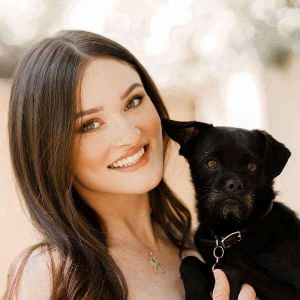 Taylor Olifiers and Her Pup