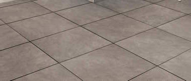 Sandina Grey Flamed Sandstone Porcelain Paver Installed