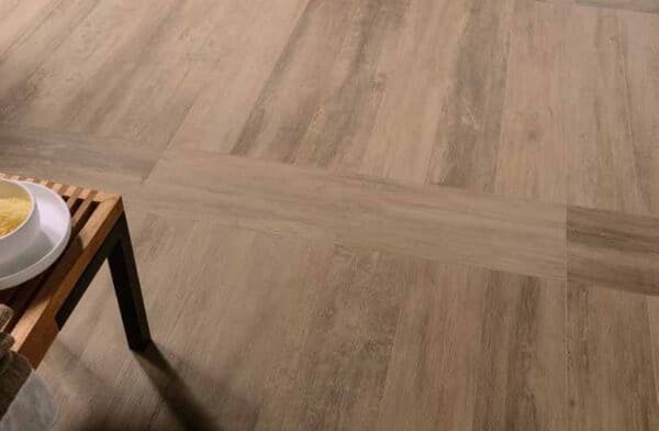 Closeup Detail of Rivera Light Brown Porcelain Pavers