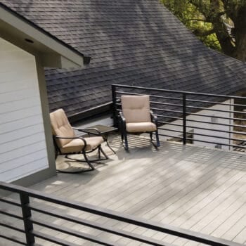 Secret Deck Retreat Built with ACRE decking from Modern Mill