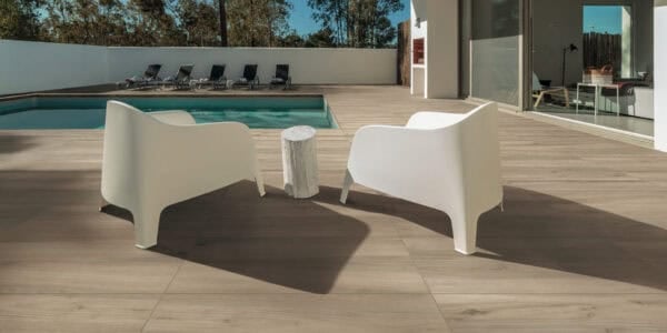 30x120cm Walnut Wood Finish Porcelain Paver Planks