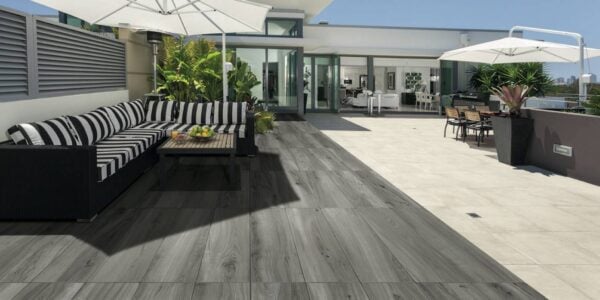 Silver Ash Porcelain Paver Planks 30x120cm