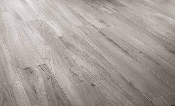 Silver Ash Wood Look Porcelain Pavers installed