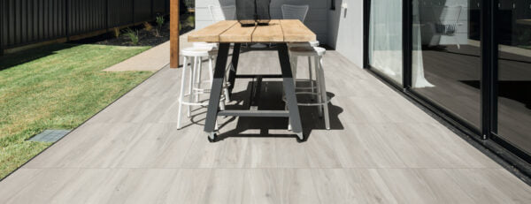 White Ash Porcelain Paver Planks 12x48inch