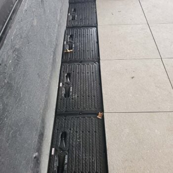 ThermaPANEL trays from Therma-HEXX with Porcelain Pavers